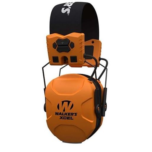 Picture of Walker's Safety XCEL Advanced Digital Muff with Bluetooth - Blaze Orange