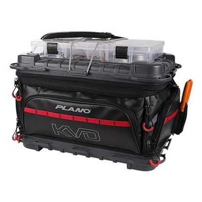 Picture of Plano KVD Signature Series 3700 Size Tackle Bag  Black/Gray/Read