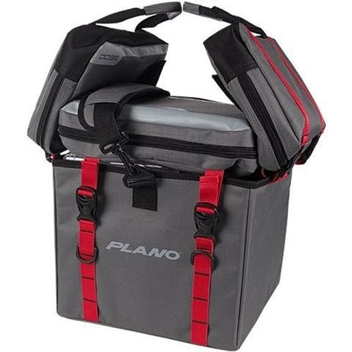 Picture of Plano Weekend Series Kayak Soft Crate  Gray/Red