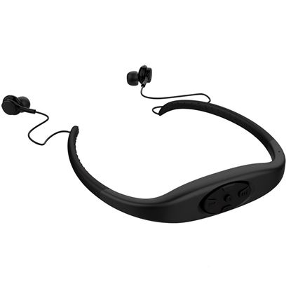 图片 2in1 Bluetooth Wireless Earphone &MP3 Music Player 8G Headphone IPX8 Waterproof Swim Sport Neckband Stereo Headset with Mic