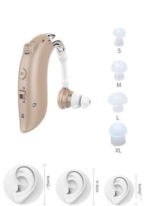 Picture of Hearing Aids Genuine Deaf Ear Wireless Invisible Young People Old People Voice Amplifier Cochlear