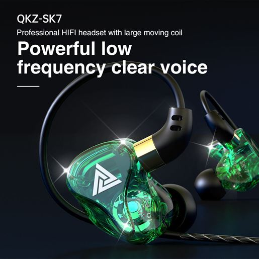 Picture of Qkz Tingsheng Sk7 In-Ear Stereo Wire-Controlled Monitor Mobile Phone Wired Headset Earplugs