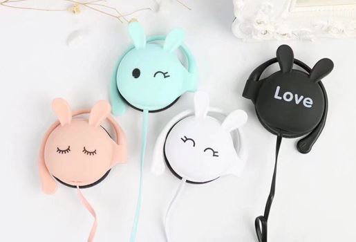 Picture of Cute Bunny Earphones Cute Bunny Earphones