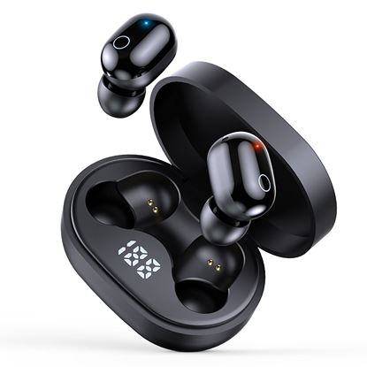 Picture of T21 Smart Digital Display Bluetooth Headset Wireless Sports Mini Headset Stereo In-ear