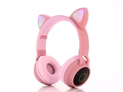 Picture of Cartoon Head-mounted Cat Ears Gaming Wireless Bluetooth Headset