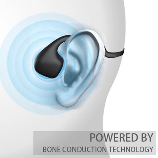 Picture of Black Technology Bone Conduction Bluetooth Headset Ear-mounted Sports Ear Protection