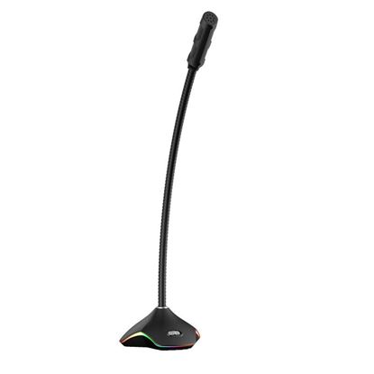 Picture of Color: Black, style: Colorful - Microphone Live Call Microphone Game Microphone RGB Computer Microphone