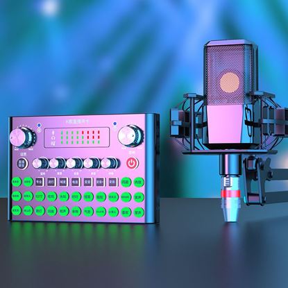 Picture of style: A - F007plus Special Live Broadcast Equipment, Sound Card, Mobile Phone, Computer, Universal Internet Celebrity Singing And Microphone Equipment