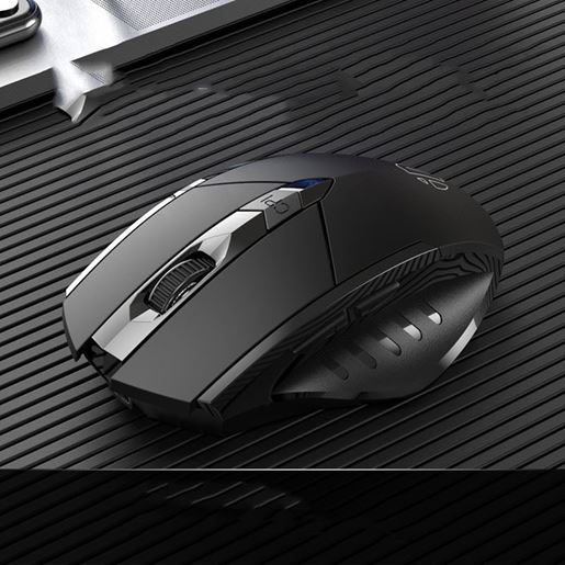 Picture of Color: Black - Wireless Mouse For Computer And Mobile Phone