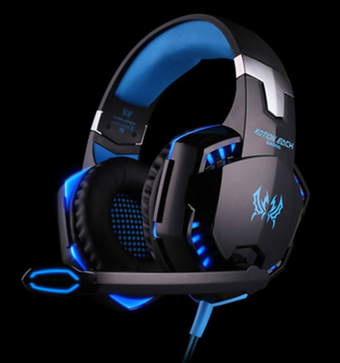 Picture of Color: Black blue - Over-ear 3.5mm stereo Gaming Headset