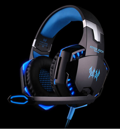 Picture of Color: Black blue G4000 - Over-ear 3.5mm stereo Gaming Headset