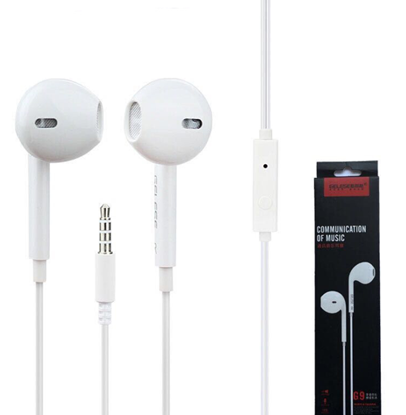 Изображение Color: White, Style: Carton - Gelisi G9 packing line earplug type mobile phone cable headset manufacturers wholesale