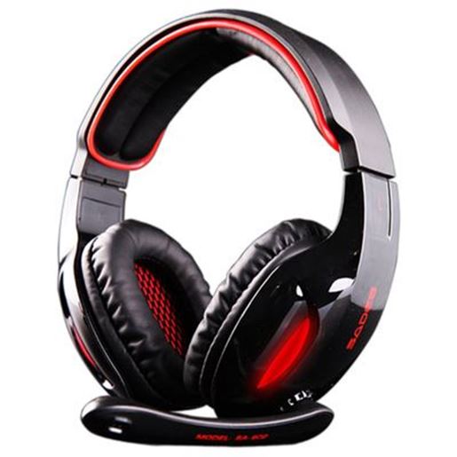 Picture of SADES/ Mercedes SA-902 hero alliance gaming headset headset USB interface headset computer light