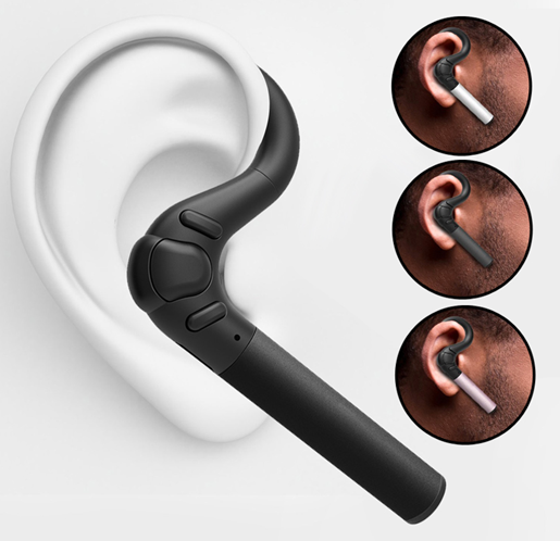 Picture of Bluetooth Earphones Noise Canceling Earbud Wireless Car Earphone with Mic Training Business Earbuds Sweatproof for Sport Running