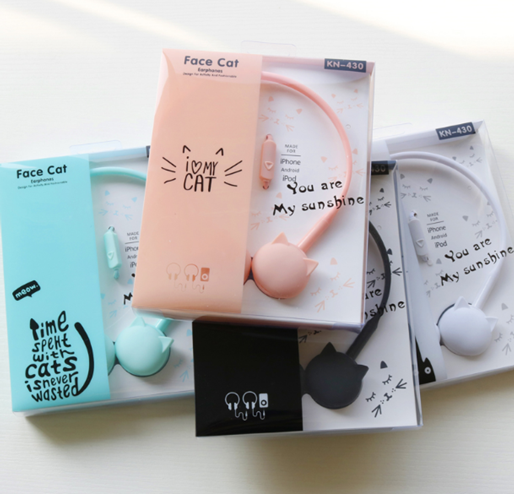 Picture of Cute Cat Stereo Earphones