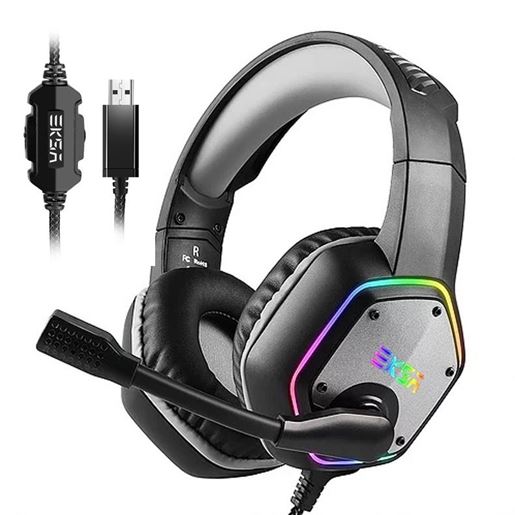 Picture of Head-mounted USB flash gaming headset