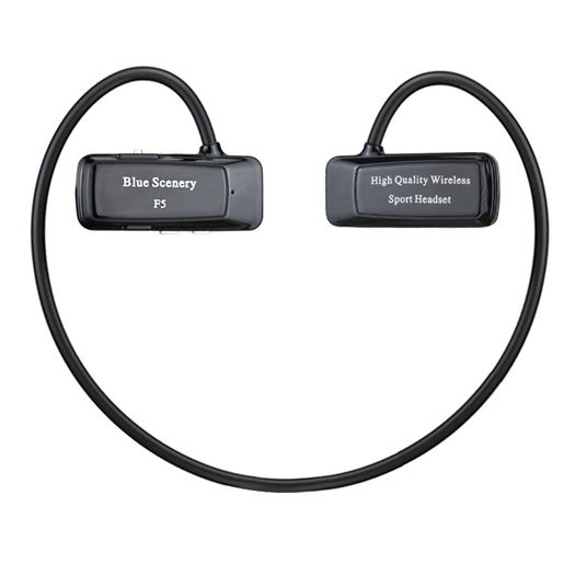 Picture of F5 wireless bluetooth headset with card