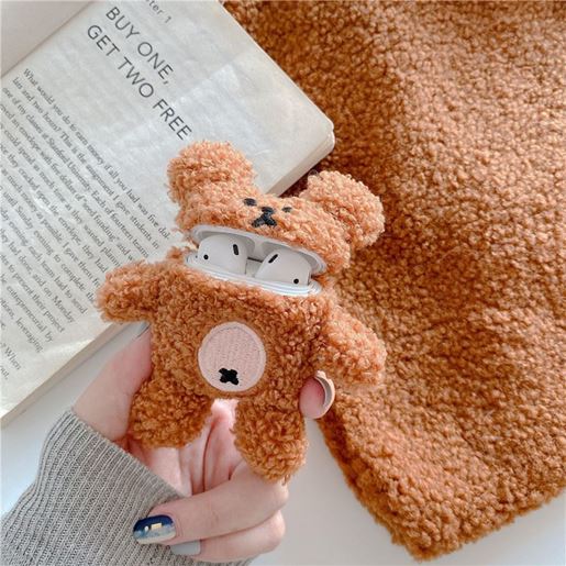 Picture of Cartoon plush anti-drop earphone set