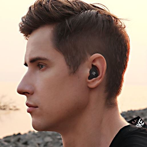 Picture of Color: Black, Style: KZ S1D - KZ S1 true wireless bluetooth headset