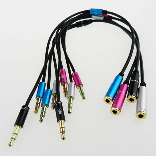 Picture of Two-in-one conversion line phone headset microphone