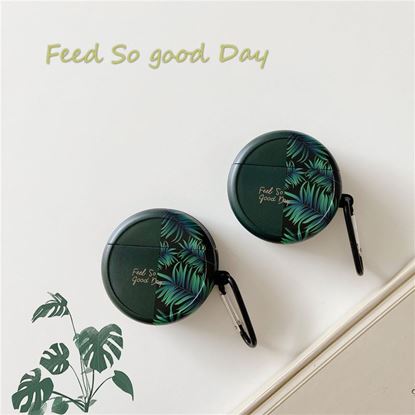 Picture of English Green Leaf Huawei Bluetooth Wireless Earphone Case