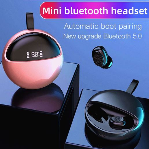 Picture of Color: Black - Wireless Bluetooth Headset Smart Sports Noise Reduction