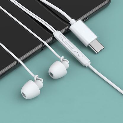 Изображение Color: White TYPE C - In-ear sleep headphones