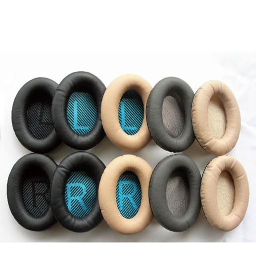 Picture of Color: Black blue, Quantity: A pair - Suitable For Doctor QC25 QC15 QC35 AE2 II Soundtrue Earphone, Sponge Cover, Earmuff And Earmuff