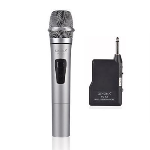 Image sur Wireless microphone Karaoke audio microphone Metal tube sound quality is good