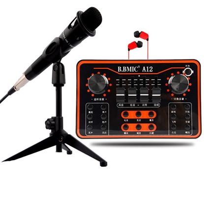 Picture of Live sound card set karaoke microphone