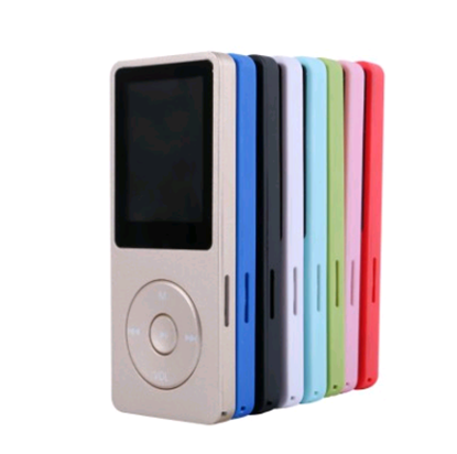 Picture of Color: Golden, Memory Capacity: 4GB - 1.8 inch screen MP3 MP4 lossless player TF card FM long standby MP4 Player