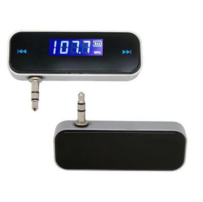 Picture of Car FM FM transmitter  Android phone universal 3.5mm aux audio fm transmitter play