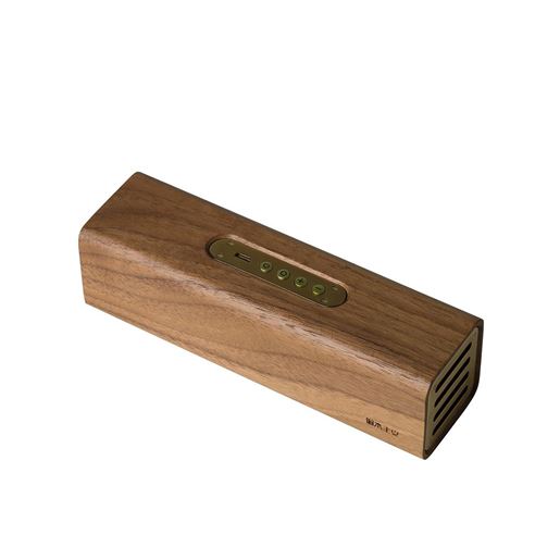 Picture of Black walnut wood wooden speaker