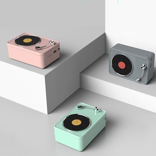 Picture of Retro Vinyl Record Wireless Speaker