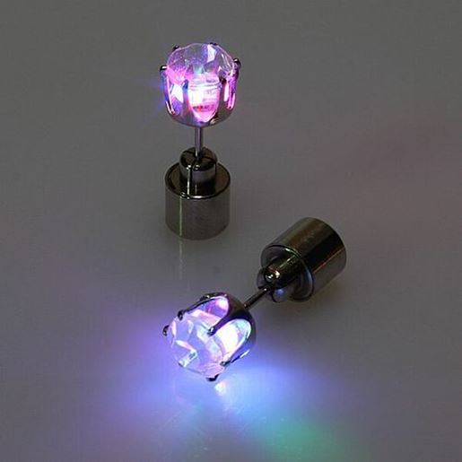 Foto de 1 Pair LED Zircon Earrings