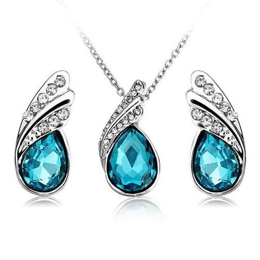 Picture of Crystal Drop Jewelry Set