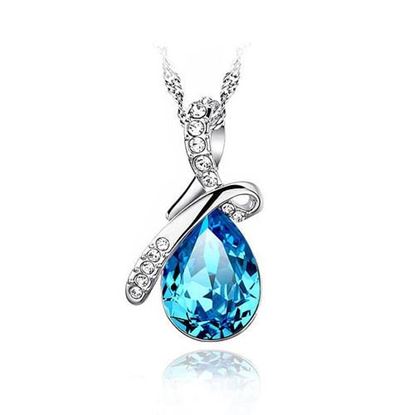 Picture of Water Drop Crystal Necklaces