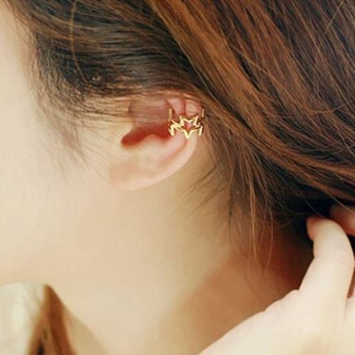 Picture of Alloy Hollow Star Ear Clip