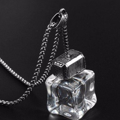 Foto de Punk Stainless Steel Hammer Quake Pendant