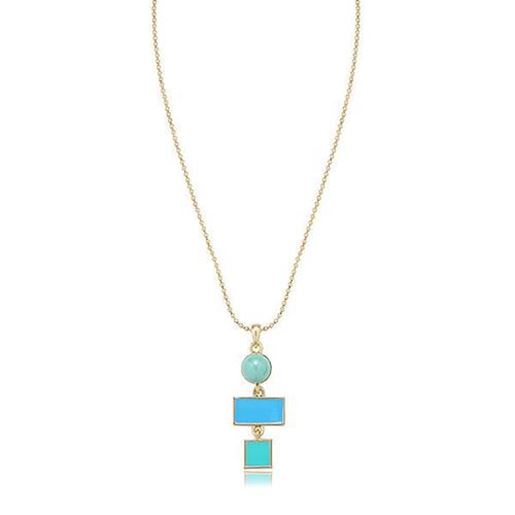 Picture of Balancing Style Simple Alloy Geometry Ball Square Rectangle Necklace