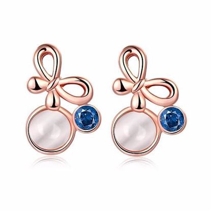 Picture of INALIS?Â® Bowknot Opal Crystal Earrings for Women Gift