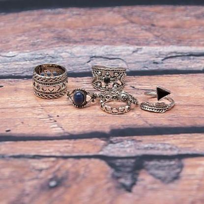 Picture of 7pcs Bohemian Rings