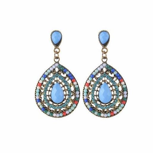 Picture of Bohemian Colorful Dangle Earrings