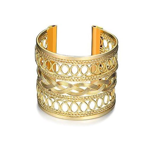 Picture of Women's Elegant Bracelet Hollow Spiral Weave Width Bracelet