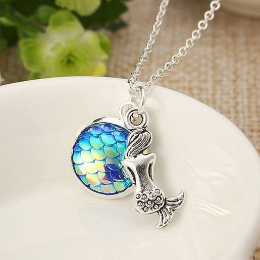 Picture of Mermaid Gemstone Colorful Necklace