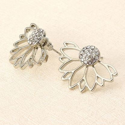 Picture of Luxury Hollow Lotus Cute Earrings