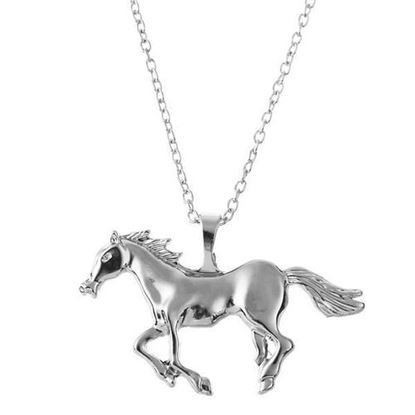 Picture of Golden Horse Charm Necklace