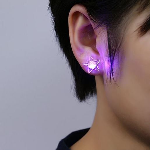Изображение 1 Pair Glowing Star Earrings