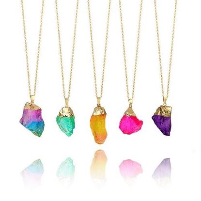 Picture of Fashion Multicolor Natural Stone Necklace