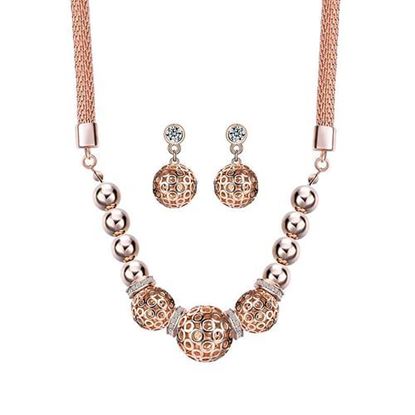 Picture of Luxury Rose Gold Jewelry Set